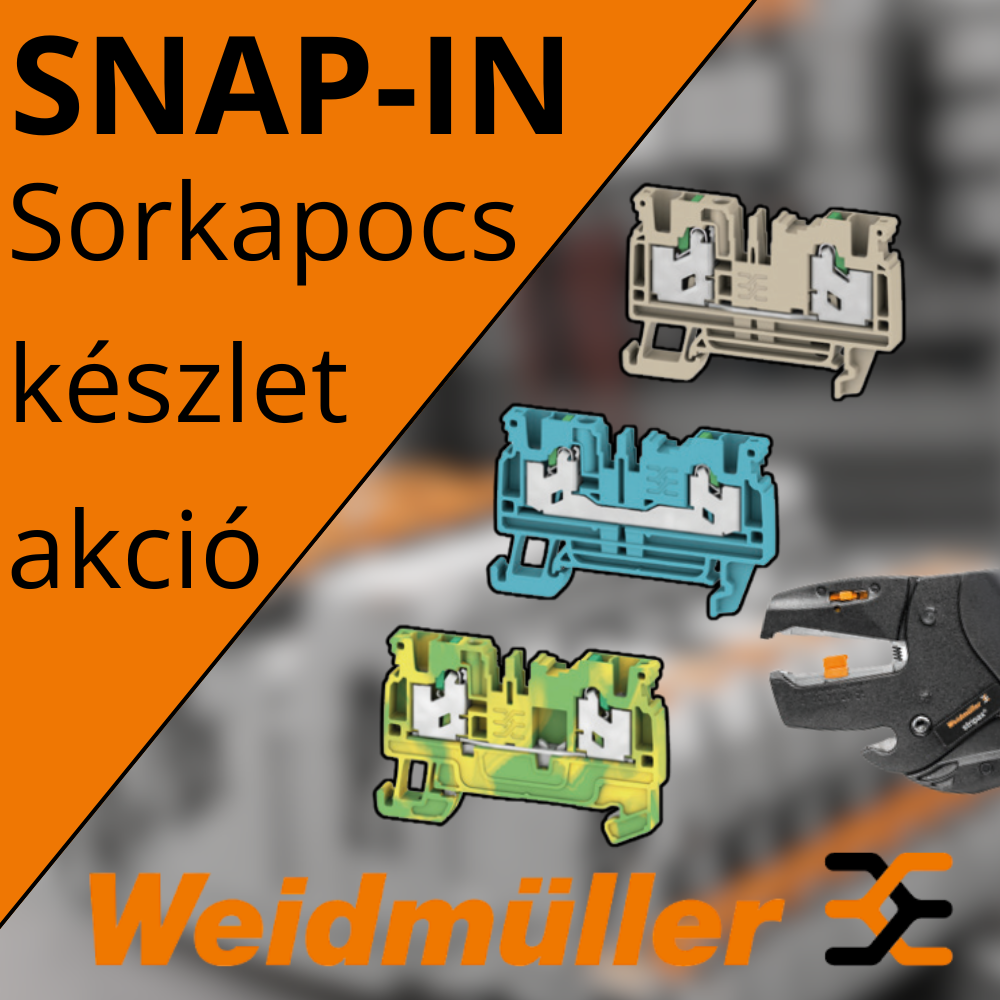 WEIDMÜLLER - SNAP-In sorkapocs készlet akció